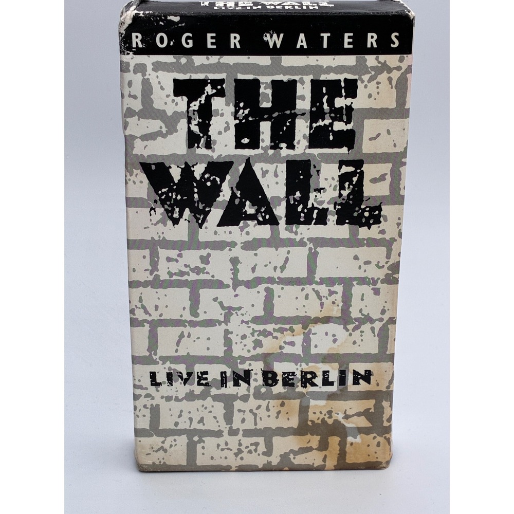 Roger Waters The Wall Live in Berlin 1990 VHS Tape with Box - Picture 3 of 7